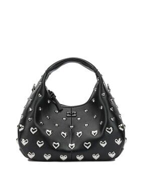 Ganni Mini Hobo Heart Small Handbag Women
